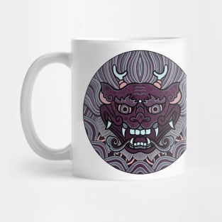 Minhwa: Dragon Face on Shield G Type Mug